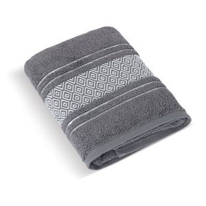 Bellatex Uterák Froté Mozaika tmavosivá, 50 x 100 cm vyobraziť