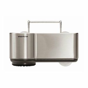 Simplehuman Držiak na hubku a kefku, nerez vyobraziť