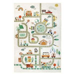 Bellatex Detský kusový koberec Dopravné ihrisko, 100 x 150 cm vyobraziť