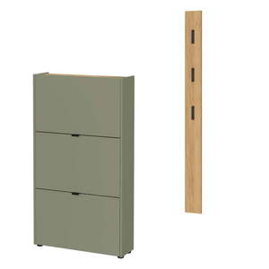 Predsieňová zostava v prírodnej farbe/taupe 101x200x22 cm Ameca – Germania vyobraziť