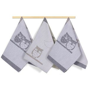 Bellatex Kuchynská utierka Sovičky, 50 x 70 cm, 3 ks vyobraziť