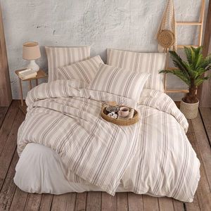 4Home Bavlnené obliečky Stripes taupe, 140 x 200 cm, 70 x 90 cm vyobraziť