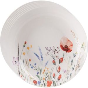 Orion Súprava porcelánových hlbokých tanierov Mak 20, 5 cm, 6 ks vyobraziť