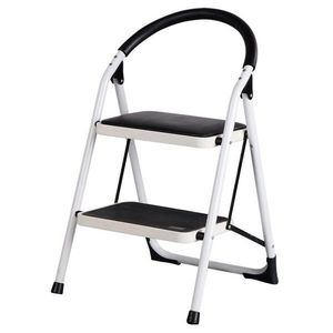 Oceľové skladacie schodíky Klapp, 2 stupne, 2 stupne vyobraziť