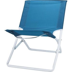 Plážové skladacie kreslo, modrá vyobraziť