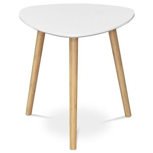 Konferenčný stolík 40 x 40 cm, biela, S vyobraziť