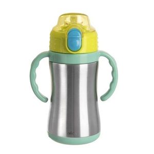 Orion Termoska so slamkou 330 ml, zelená vyobraziť