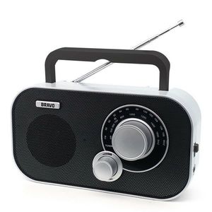 Prenosné rádio Bravo B-5184 ČIERNO STRIEBORNÁ vyobraziť