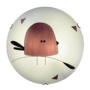 Rabalux 71278 detské sklenené stropné svietidlo Fowly, biela vyobraziť