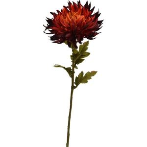 Umelá kvetina Chryzantéma 62 x 18 cm, oranžová vyobraziť
