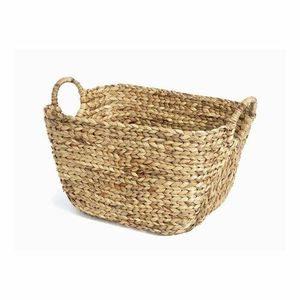 Compactor Ručne pletený úložný košík z vodného hyacintu Compactor Caracas XXL, 52 x 37 x 37 cm, XXL vyobraziť