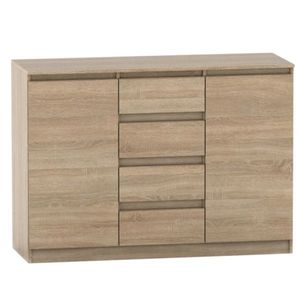 HANY NEW 010 komoda, dub Sonoma vyobraziť