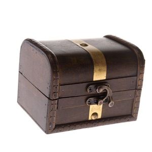 Drevená truhlička Zlatý pruh, hnedá, , 11 x 8, 5 x8 cm vyobraziť