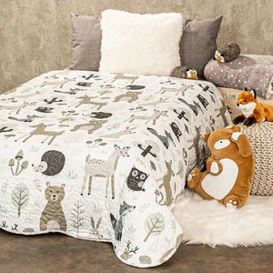 4Home Detský prehoz na posteľ Nordic Friends, 140 x 220 cm vyobraziť