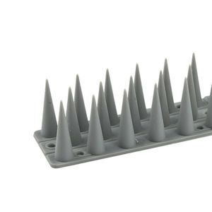 Plastové ochranné hroty proti vtákom sivá, 44, 5 x 3, 7 cm, 4 ks vyobraziť