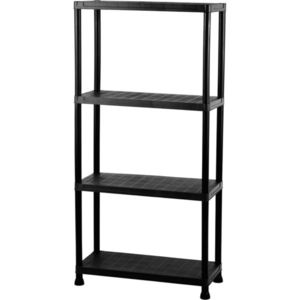 Plastový regál 4 poschodia, 60 x 30 x 138 cm, 4 poschodia vyobraziť