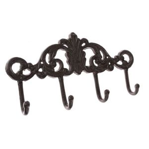 Liatinový vešiak Bodeguita čierna, 15 x 31 cm vyobraziť