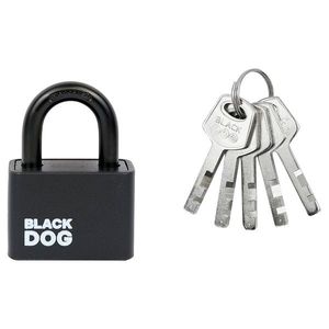 Oceľový visiaci zámok RV.BLACKDOG.40 vyobraziť