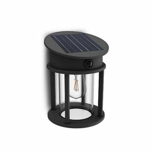 Philips Geri UltraEfficient solárne LED okrúhle svietidlo so senzorom antracit, 3, 2 W, 500 lm, 2700 K vyobraziť
