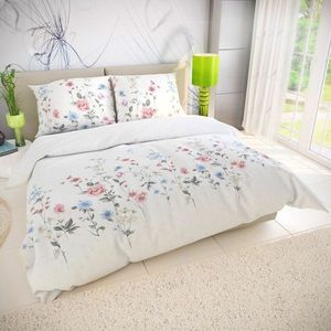 Kvalitex Bavlnené obliečky Delux Lúka ružová, 240 x 200 cm, 2 ks 70 x 90 cm vyobraziť