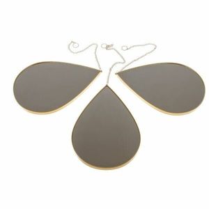 Nástenné zrkadlo, sada 3 ks, 27x 1 x 19 cm vyobraziť