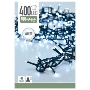 Svetelná vianočná reťaz Twinkle biela, 400 LED, 8 m vyobraziť