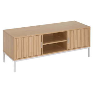 TV stolík v dekore duba v prírodnej farbe 120x45x40 cm Mid-Lines – Casa Selección vyobraziť