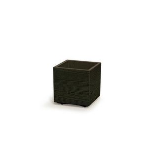 Kvetináč MADERA SQUARE ECO WOOD 28, 8 cm, tmavohnedý, S vyobraziť
