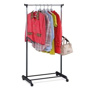 Stojan na šaty chróm / čierna, 84 x 167 cm vyobraziť