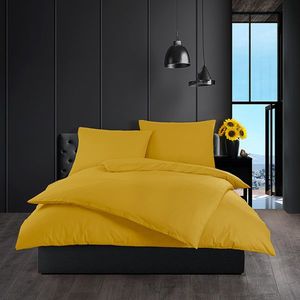 Bavlnené obliečky Color horčicová, 140 x 200 cm, 70 x 90 cm vyobraziť