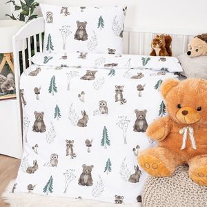 4Home Detské bavlnené obliečky do postieľky Forest Friends, 100 x 135 cm, 40 x 60 cm vyobraziť