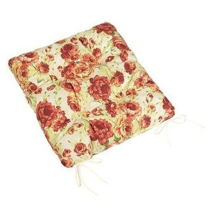 Bellatex Sedák Berta prešívaný Pivonka ružová, zelená, 40 x 40 cm vyobraziť