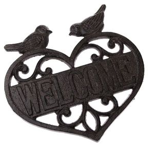 Liatinová dekorácia Iron bird, 19 x 18 x 0, 7 cm vyobraziť