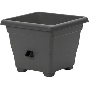 Plastia Kvetináč samozavlažovací BERGAMOT, antracit, , 35 x 35 cm vyobraziť