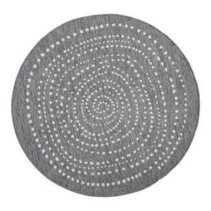 Sivý vonkajší koberec NORTHRUGS Bali, ⌀ 200 cm vyobraziť