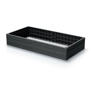 Vyvýšený záhon BASE WOODY antracit, 149, 2 x 25 x 75, 6 cm vyobraziť