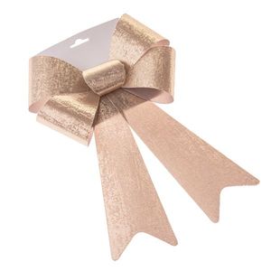 Vianočná mašľa 23 x 38 cm, champagne, 23 cm vyobraziť