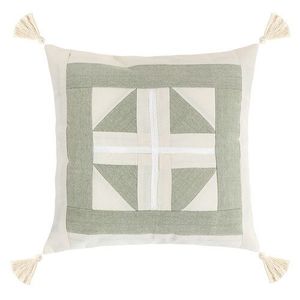 Bellatex Obliečka na vankúšik Peru Štvorec zelená, 40 x 40 cm vyobraziť