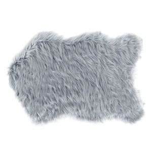 Bellatex Kožušina umelá - koberec sivá, 60 x 90 cm vyobraziť