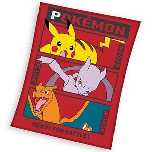 Carbotex Detská deka Pokémon Pikachu MewTwo a Charizard, 110 x 140 cm vyobraziť