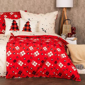 4Home Vianočné bavlnené obliečky Christmas joy, 140 x 200 cm, 70 x 90 cm vyobraziť