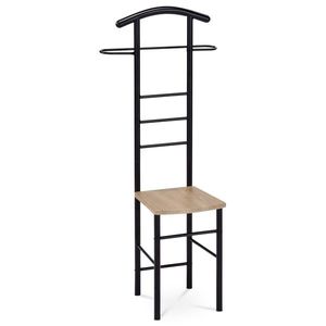 Nemý sluha 81870 BK čierny lak/dub sonoma, 119 cm vyobraziť