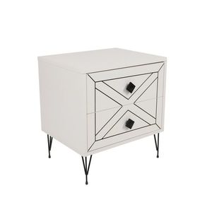 Nočný stolík Luna White vyobraziť