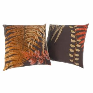 Kvalitex Obliečka na vankúšik Papradie hnedá, 40 x 40 cm, sada 2 ks vyobraziť