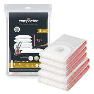 Compactor Súprava vákuových úložných vriec Aspispace 3x M 70 l, 2x L 120 l, 5 ks vyobraziť