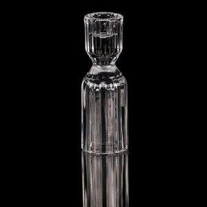 Svietnik sklenený 14, 5 cm na kónickú sviečku, číra vyobraziť