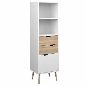 Knižnica OSLO 75382, biela vyobraziť