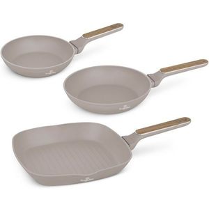 BerlingerHaus Súprava panvíc s titánovým povrchom Taupe Nordic, 2+1 ks vyobraziť