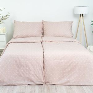 Stanex Bavlnené obliečky Ružová bodka, 140 x 220 cm, 70 x 90 cm vyobraziť