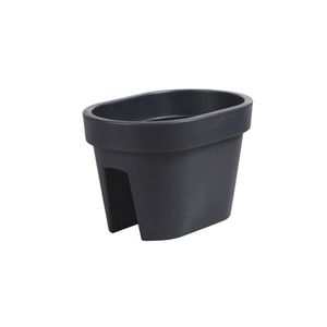 Truhlík na zábradlie Lofly Railing antracitová, 40 cm vyobraziť